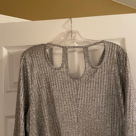 Silver Holiday Dress - Picture 3 of 3